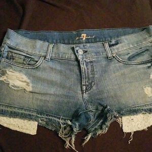 7 For All Mankind shorts